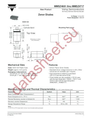 MMSZ4716 datasheet  