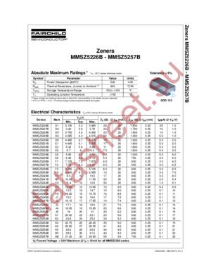 MMSZ5252B_NL datasheet  