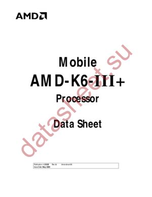 MOBILE AMD-K6-III+ datasheet  