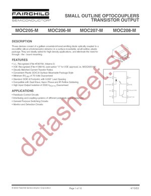 MOC207R2M datasheet  