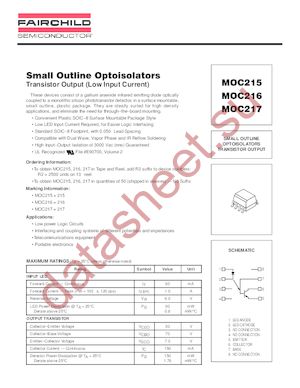 MOC215-M datasheet  