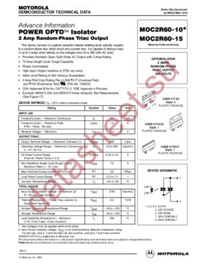 MOC2R60-15 datasheet  