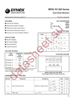 MP02/260-14 datasheet  