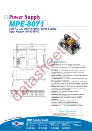 MPE-8071 datasheet  