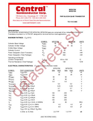 MPQ3799 datasheet  