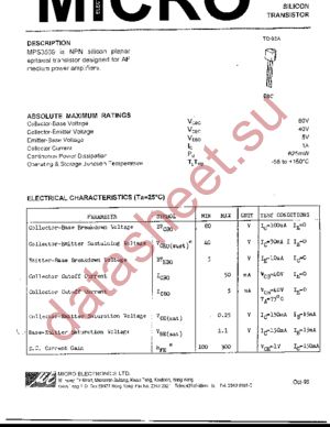 MPS3569 datasheet  