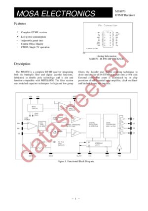 MS8870 datasheet  