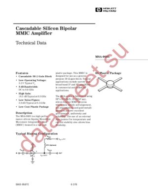 MSA0685 datasheet  