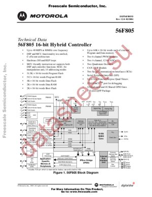 56F805 datasheet  