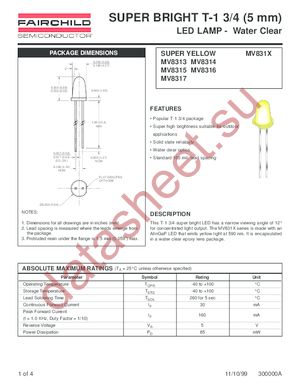 MV8317 datasheet  