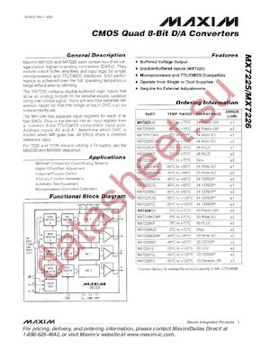 MX7225 datasheet  