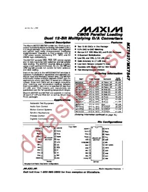 MX7537JEWG datasheet  