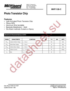 MXP1126-C datasheet  