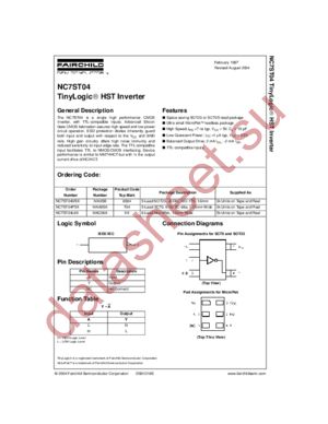 NC7ST04P5X_NL datasheet  