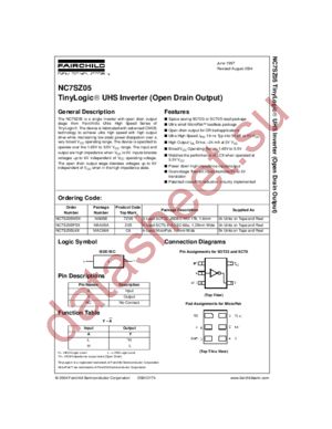 NC7SZ05M5X_NL datasheet  