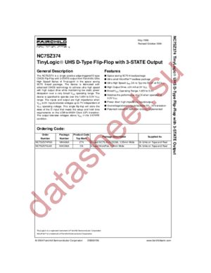 NC7SZ374P6X_NL datasheet  