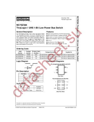 NC7SZ384M5X_NL datasheet  