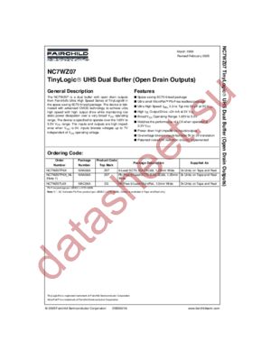 NC7WZ07P6X_NL datasheet  