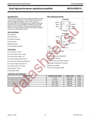 NE5512D datasheet  