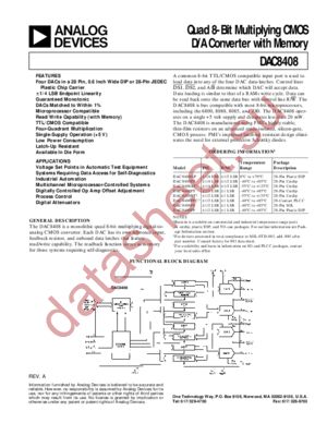 DAC8408AT/883C datasheet  