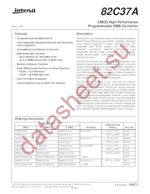 IS82C37A datasheet  