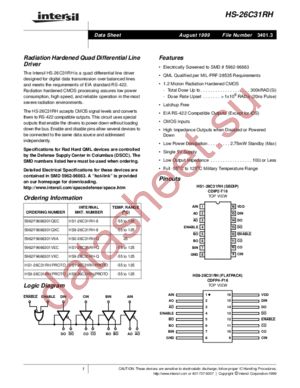 HS1-26C31RH-Q datasheet  