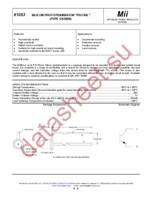 61053 datasheet  