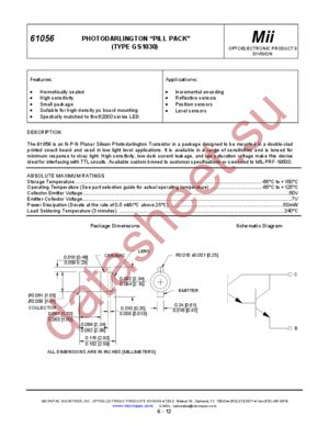 61056 datasheet  