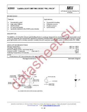 62005 datasheet  