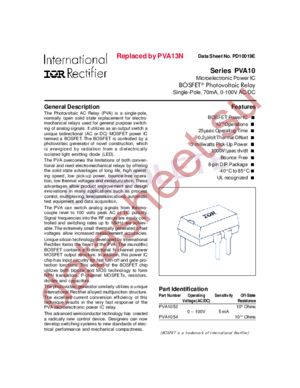 PVA1052 datasheet  