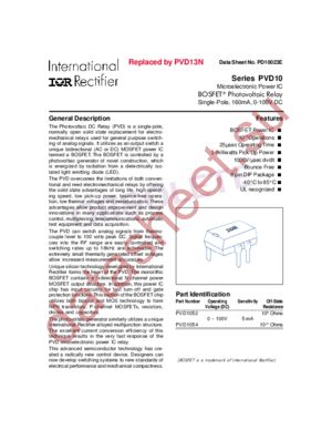 PVD1052 datasheet  