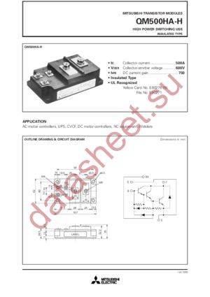 QM500 datasheet  