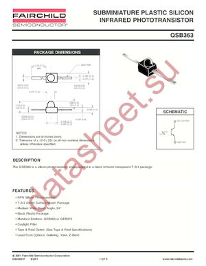 QSB363YR datasheet  