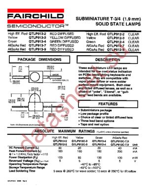 QTLP9137YR datasheet  