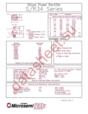 S34140 datasheet  