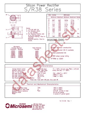 S3820 datasheet  