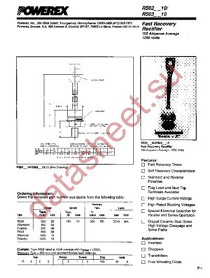 R5031210 datasheet  