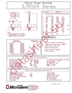 R504140 datasheet  