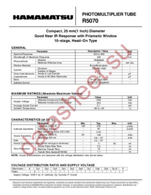 R5070 datasheet  