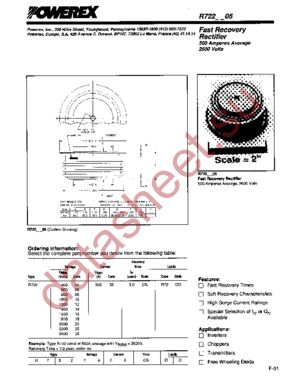 R7220805 datasheet  