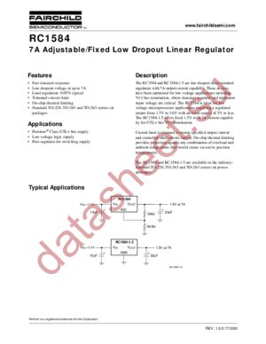 RC1584 datasheet  