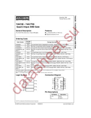 74ACT08MTCX_NL datasheet  