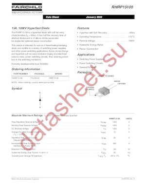 RHRP15100 datasheet  