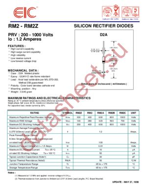 RM2Z datasheet  