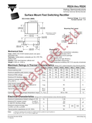 RS2A datasheet  