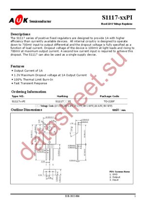 S1117-50PI datasheet  