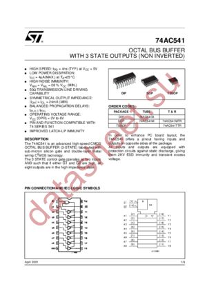 74AC541 datasheet  