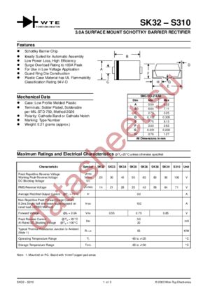 SK32-T3 datasheet  