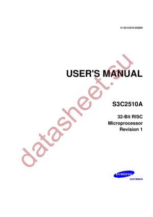 S3C2510A datasheet  