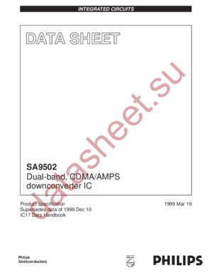 SA9502 datasheet  